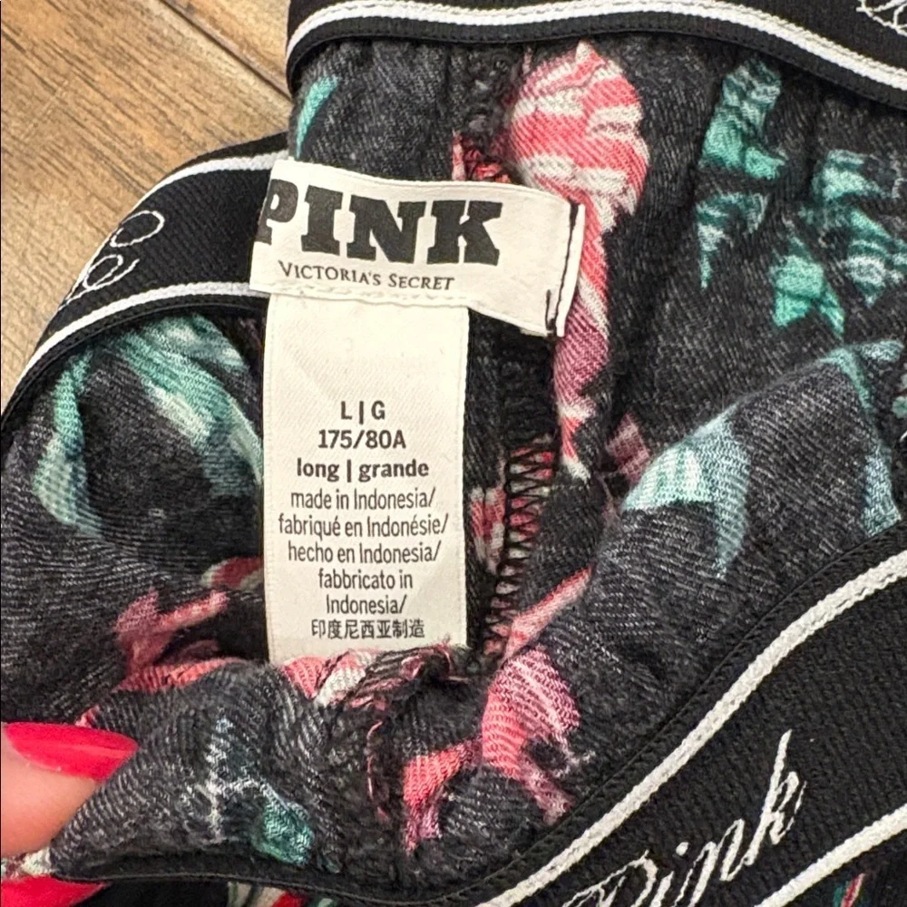 VS Pink bow cotton modal pj pants